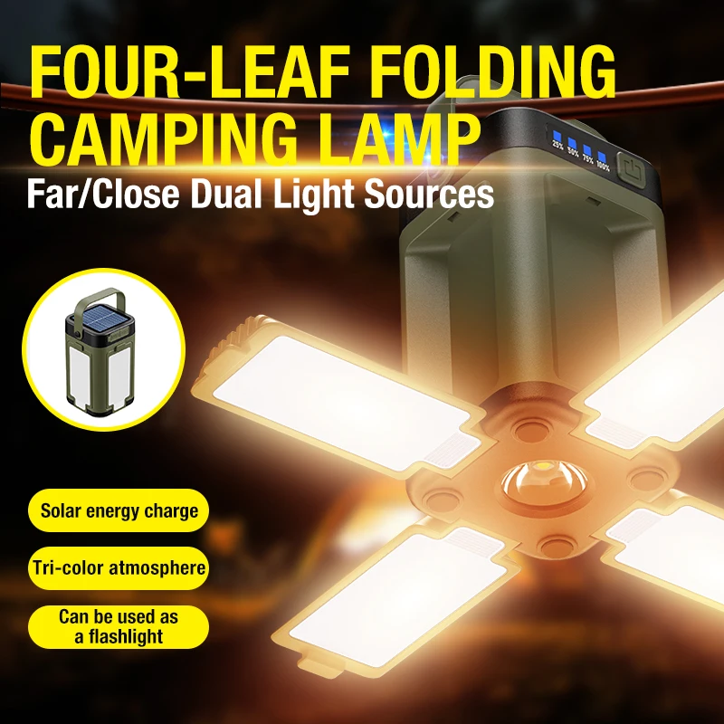Fishing Equipment And Gear - 屋外用ポータブルモバイルパワーライト Type-C充電式LEDハンギングマルチギアテントライト キャンプ、ハイキング、釣りに最適
