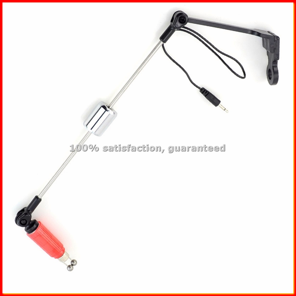 Fishing Equipment Us - ヨーロッパの釣り道具、鯉釣り用ウォブラー、4色点滅ハードロッドアラーム、釣りアクセサリー Red-ABLM