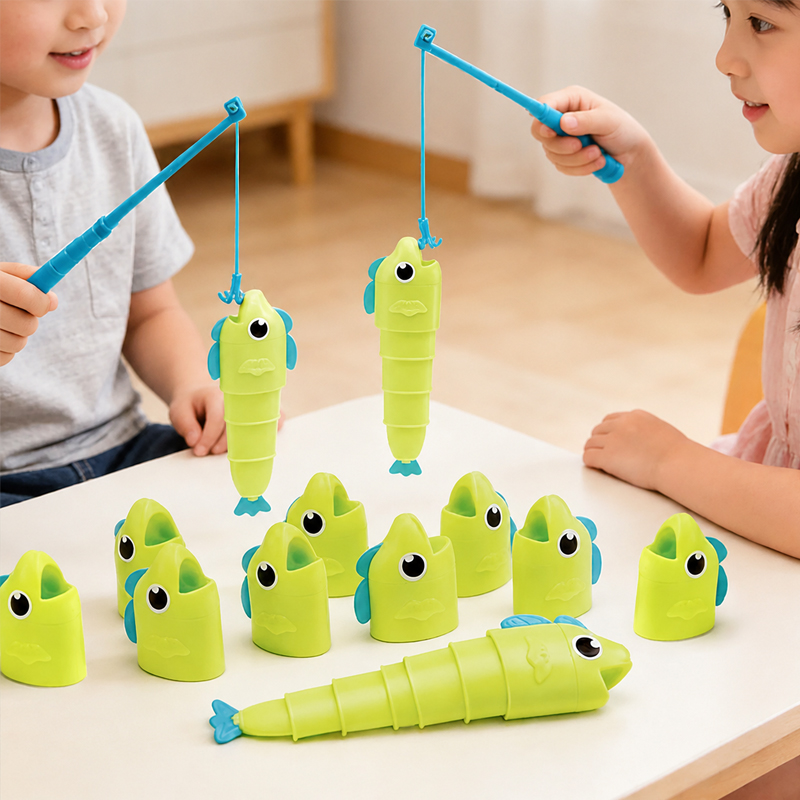 Fishing Equipment For Kids - KNYYSECQ 釣り伸縮式魚のおもちゃセットデスクトップバトルゲーム親子パズル早期教育子供のおもちゃ