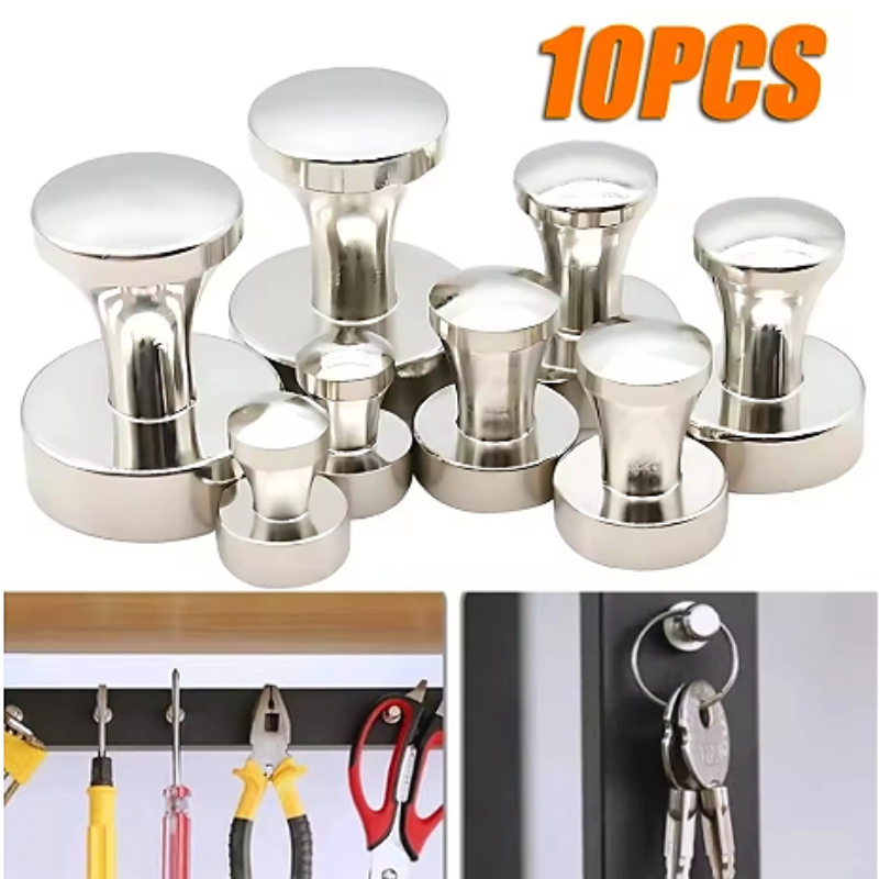 Fishing Equipment And Accessories - 10 個のマグネット超強力釣りマグネットフックヘビーデューティマグネット皿穴付きアイボルトネオジム磁石磁気