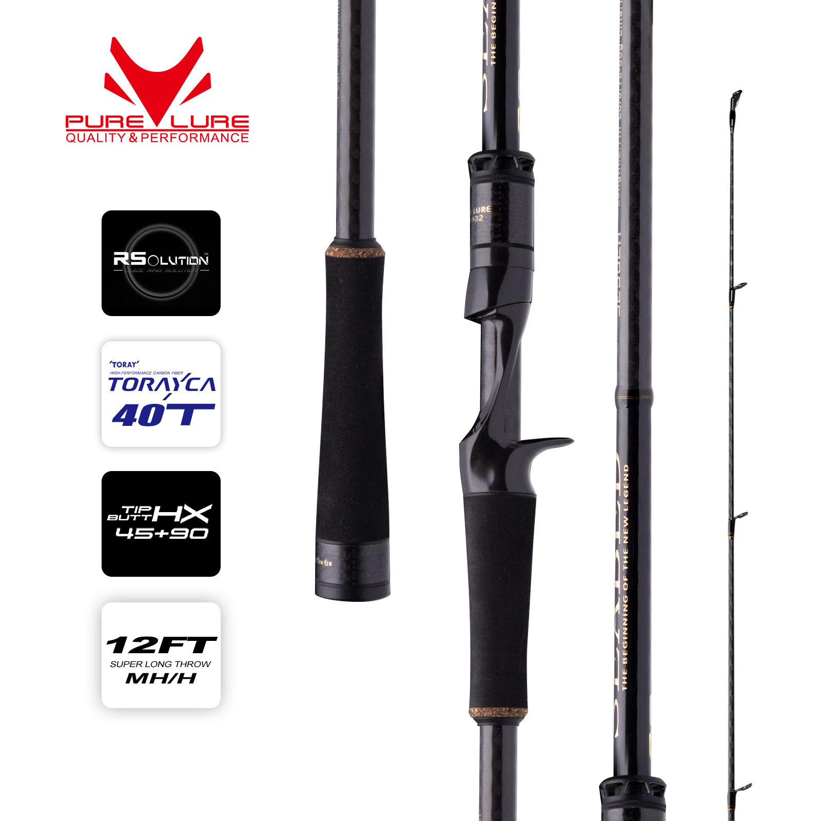 Fishing Equipment Brands - ピュアールアー シーベッド 12フィート 3.0m 3.3m 3.6m