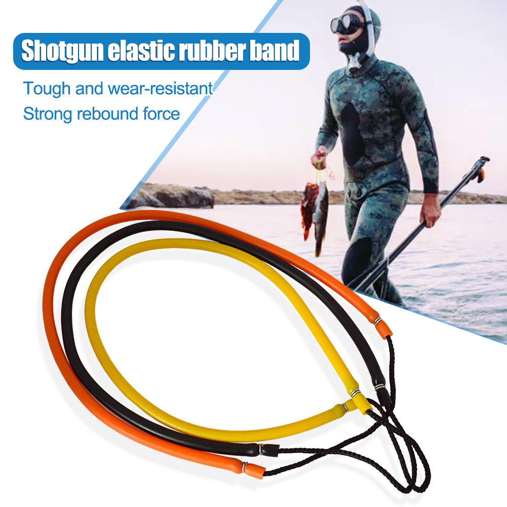 Fishing Equipment Us - 1 個スピアガンゴムバンドゴム釣りハンドスピアリング機器スピアガンポールスピアスリング銛スピアフィッシングダイビング