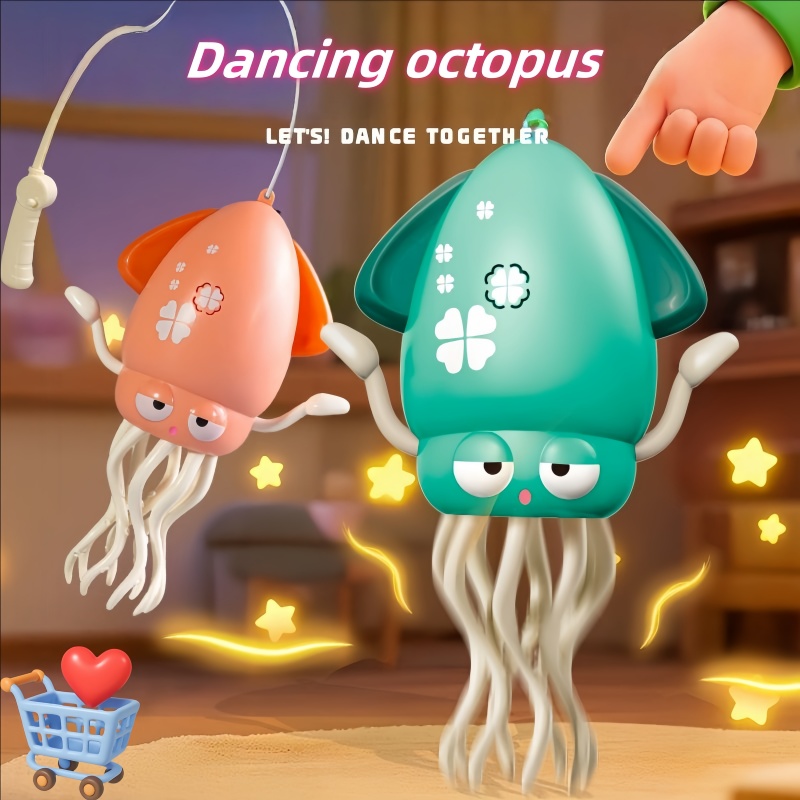 新しいユニークな魔法の踊るタコ 電動イカ 感覚と回避機能付き - Fishing Equipment For Kids のレビューと価格