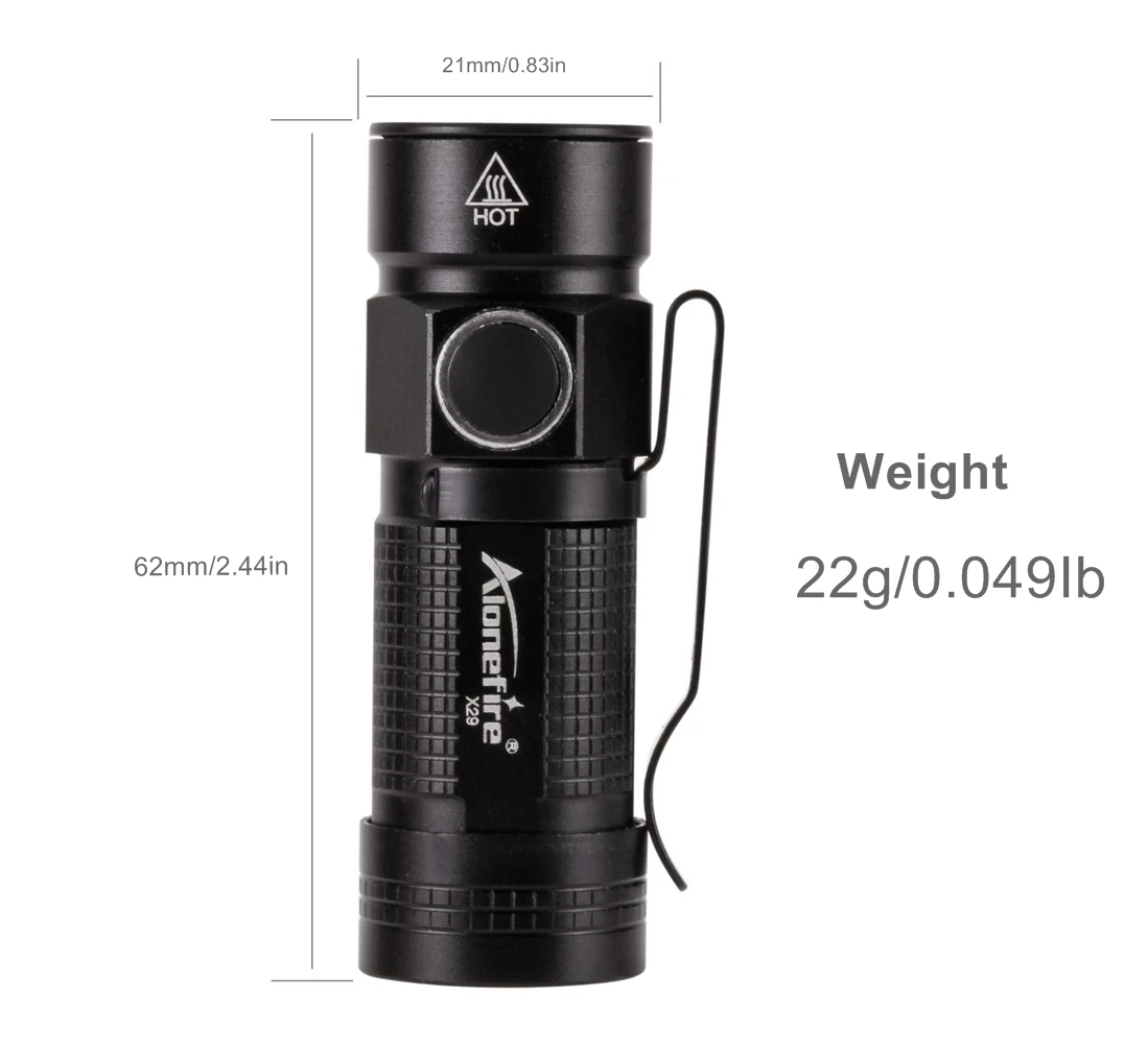 ミニポータブルLED懐中電灯,x29 LED, 12時間の耐 - Fishing Equipment For Kids のレビューと価格