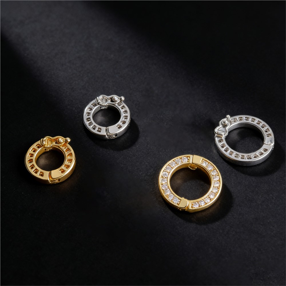 2 個ラウンドコネクタバックルパールクラスプファスナーとジル - Circle Hook Set のレビューと価格