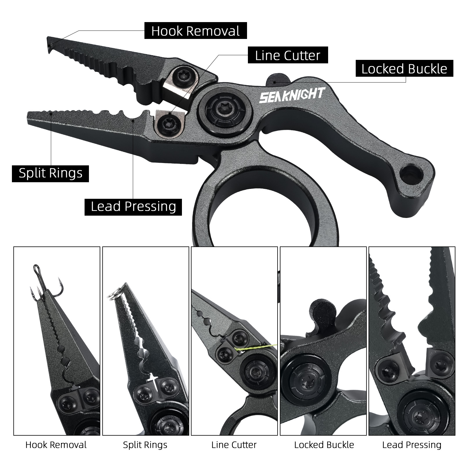 SeaKnight ブランドフィッシングプライヤーミニサイズ - Fishing Equipment Brands のレビューと価格
