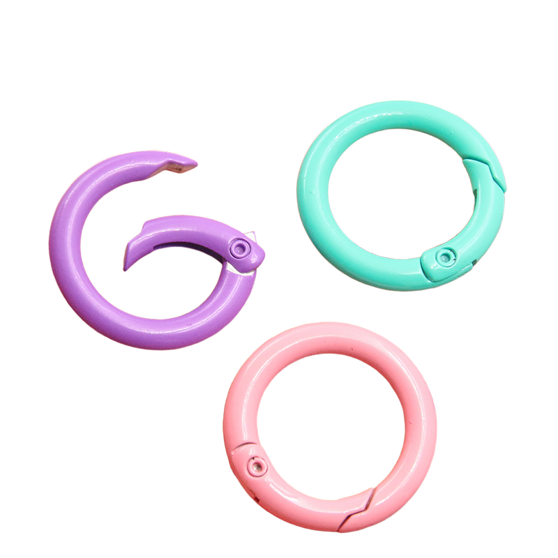 5-20 個カラフルな春 O リングラウンドカラビナキーリン - Circle Hook Set のレビューと価格