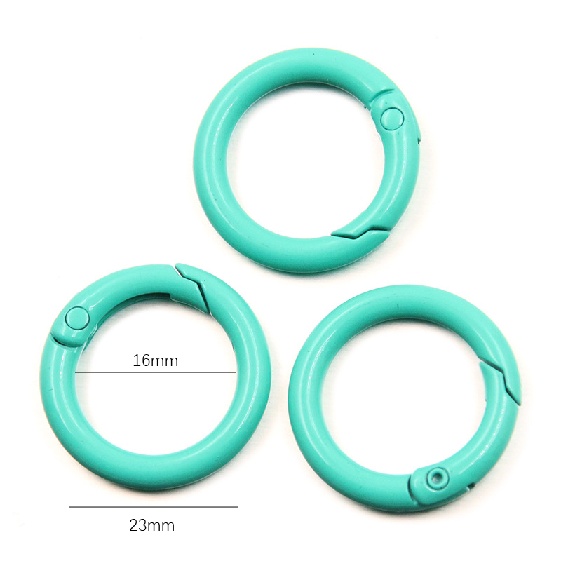5-20 個カラフルな春 O リングラウンドカラビナキーリン - Circle Hook Set のレビューと価格