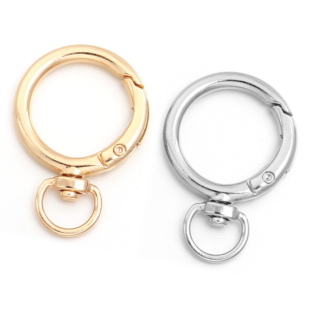 10個入り 丸型回転合金ロブスタースプリングクラスプ 開閉式 - Circle Hook Set のレビューと価格