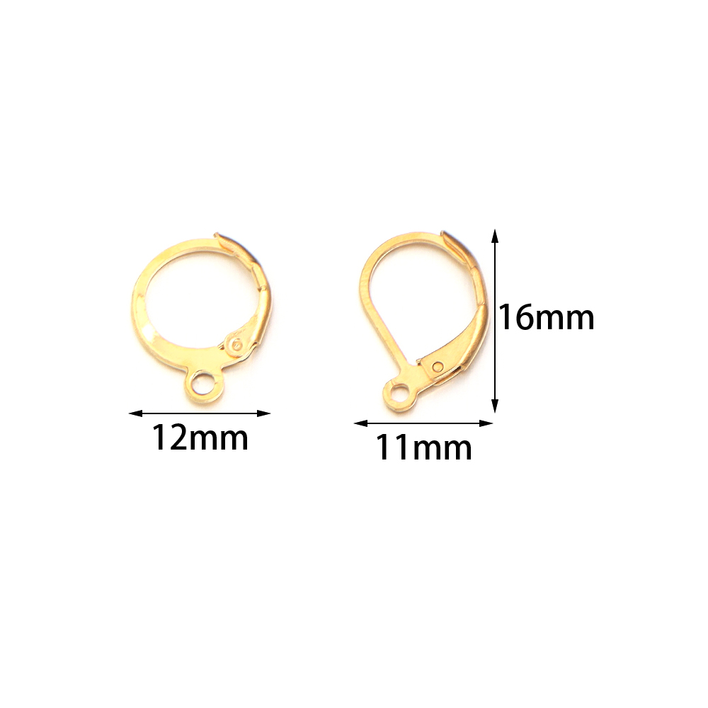 20 ピース/ロットステンレス鋼耳フックラウンドイヤリングフ - Circle Hook Set のレビューと価格