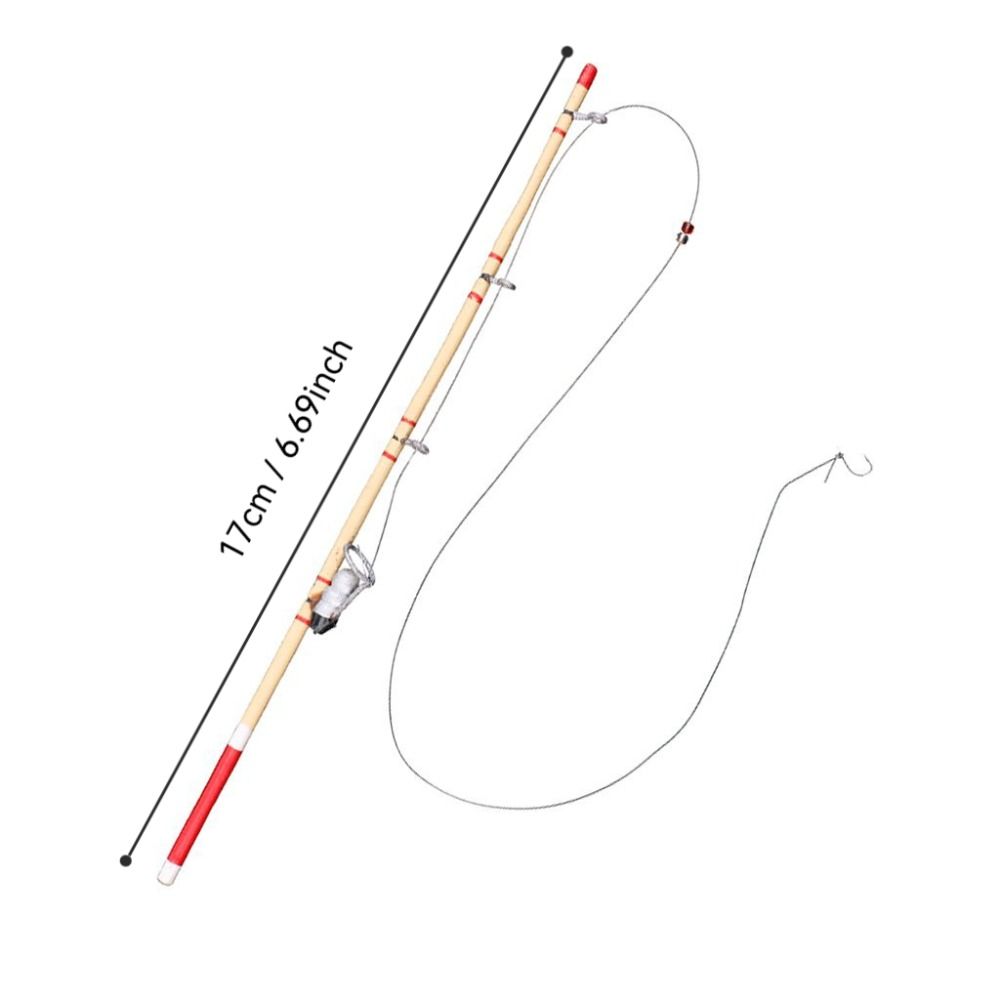 装飾的なミニ釣り竿,17.5cm,マイクロランドスケープ,ド - Fishing Equipment For Kids のレビューと価格