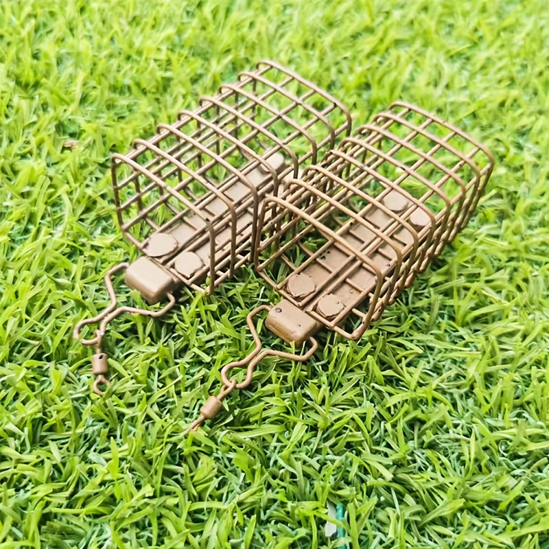 新しい釣り餌ケージ、30G/40G/50G/60Gの正方形釣 - Fishing Equipment And Gear のレビューと価格