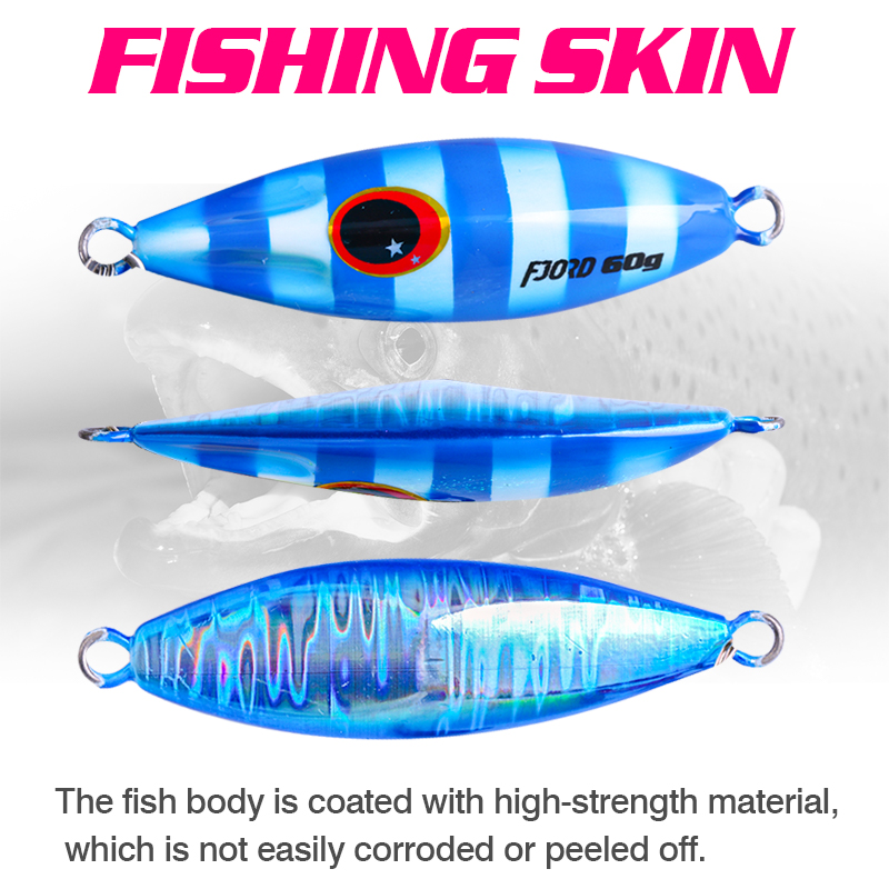 フィヨルド 40 グラム 60 グラムメタルジグ海釣りルアー - Fishing Equipment And Gear のレビューと価格
