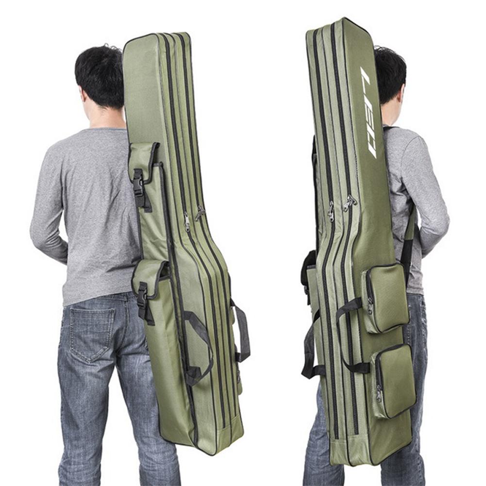 1.3mポータブル折りたたみ式釣り竿バッグ2層釣り道具収納ケ - Fishing Equipment And Gear のレビューと価格