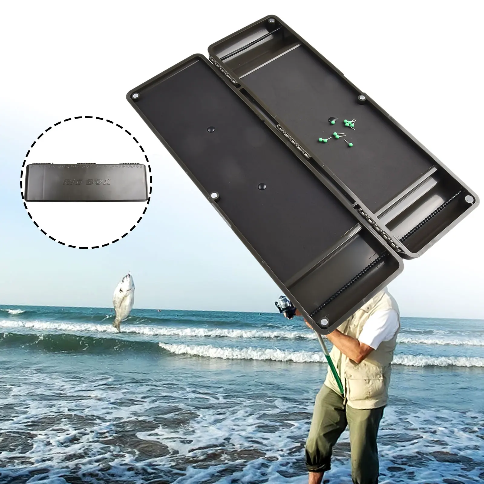 ケーブルボックス 1pc 釣り糸ボックス 10 小さな針 3 - Fishing Equipment Brands のレビューと価格